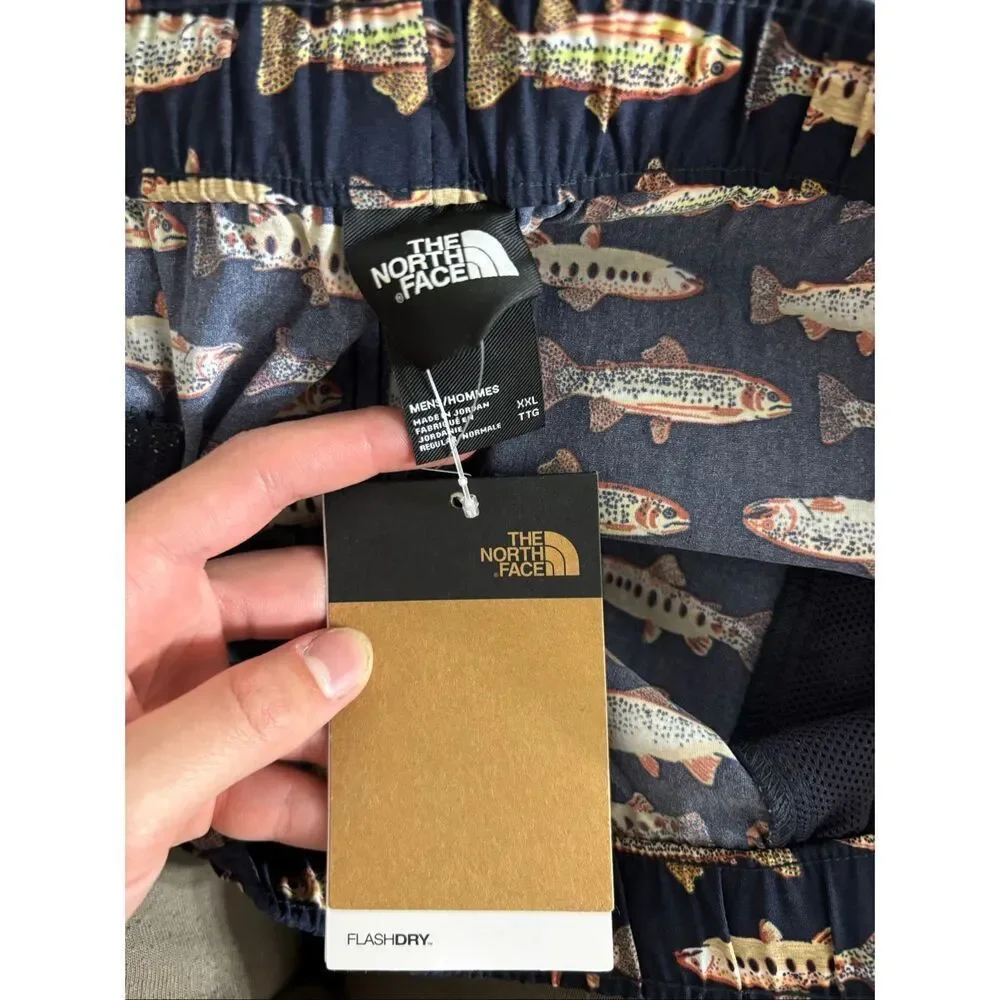 NWT The North Face Men's Aviator Navy Fly Class V Pull On Swim Shorts Men's XXL